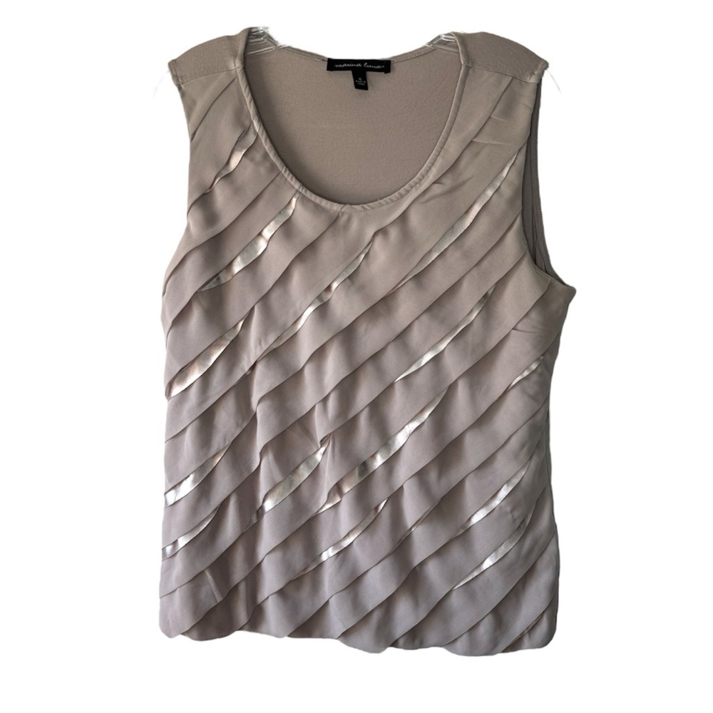 Marina Luna ruffle thank top size s